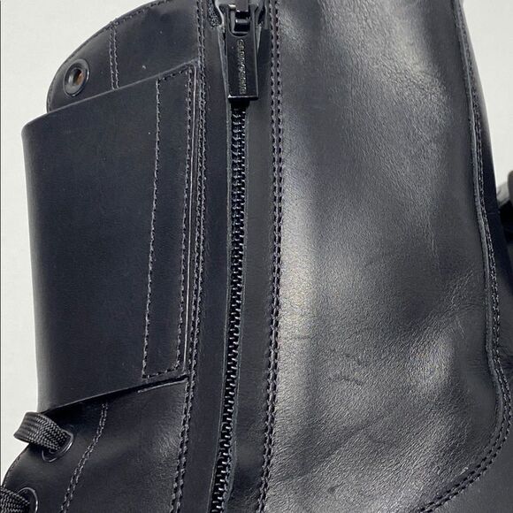 Clergerie Eden Leather Combat Boots size 39.5 - Picture 12 of 14